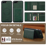 For-iPhone-17e-/-16e-LC.IMEEKE-L5-Series-Detachable-RFID-Card-Bag-Magsafe-Phone-Case(Green)