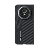 For-Honor-Magic-V3-ABEEL-6D-Micro-Relief-MagSafe-Magnetic-Phone-Case(Carbon-Fiber-Black)