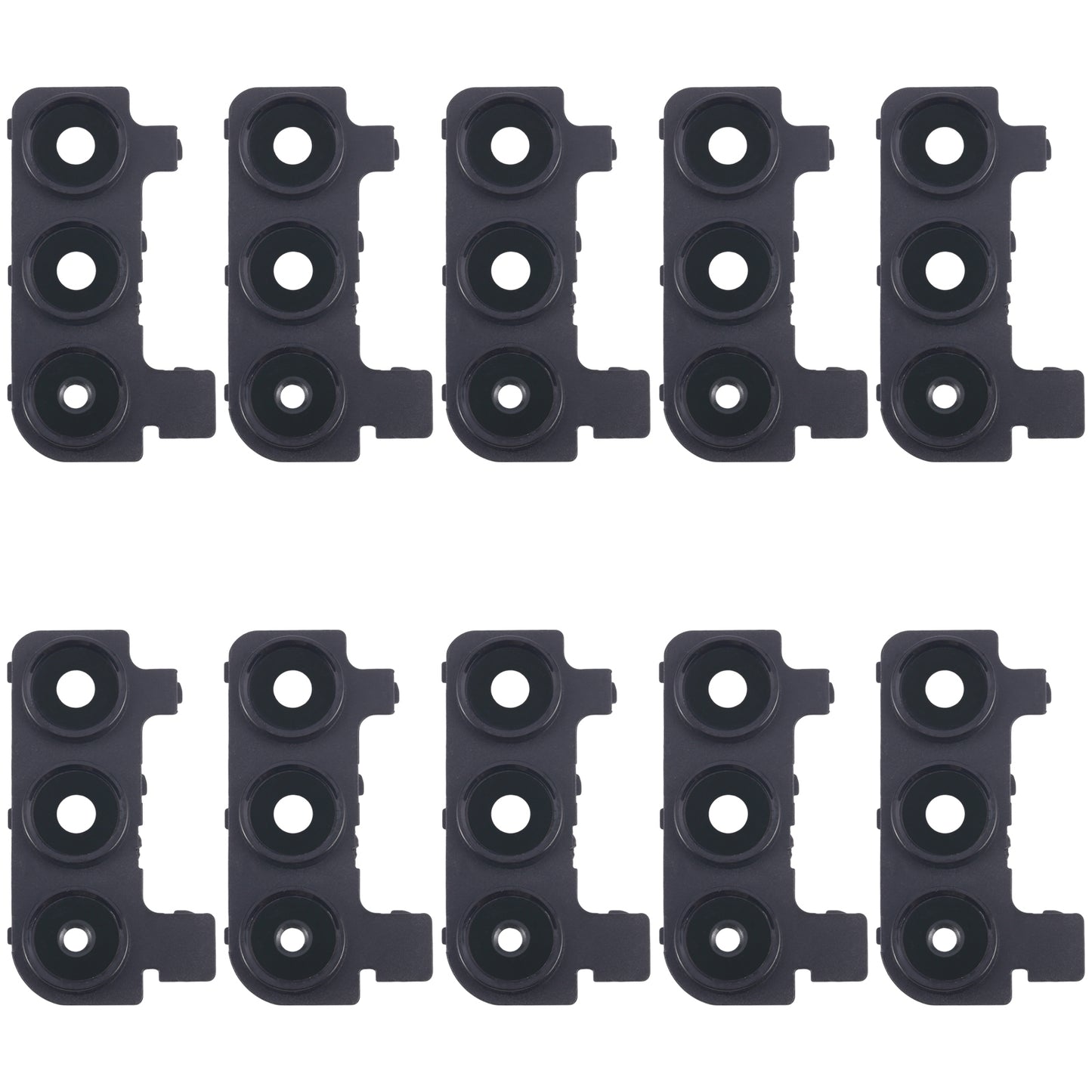 For-Samsung-Galaxy-F15-SM-E156B-10pcs-Rear-Camera-Lens-Cover(Black)