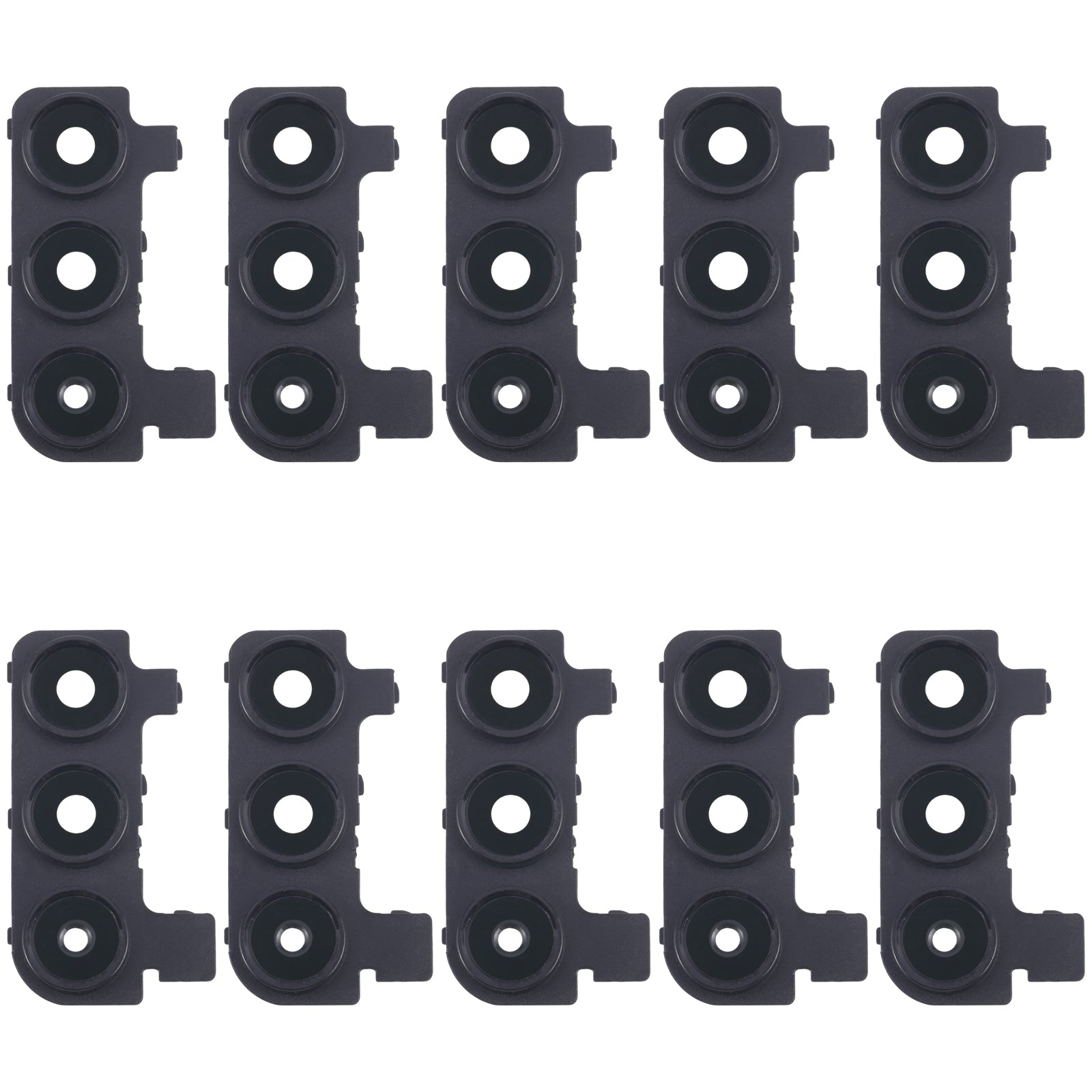 For-Samsung-Galaxy-F15-SM-E156B-10pcs-Rear-Camera-Lens-Cover(Black)