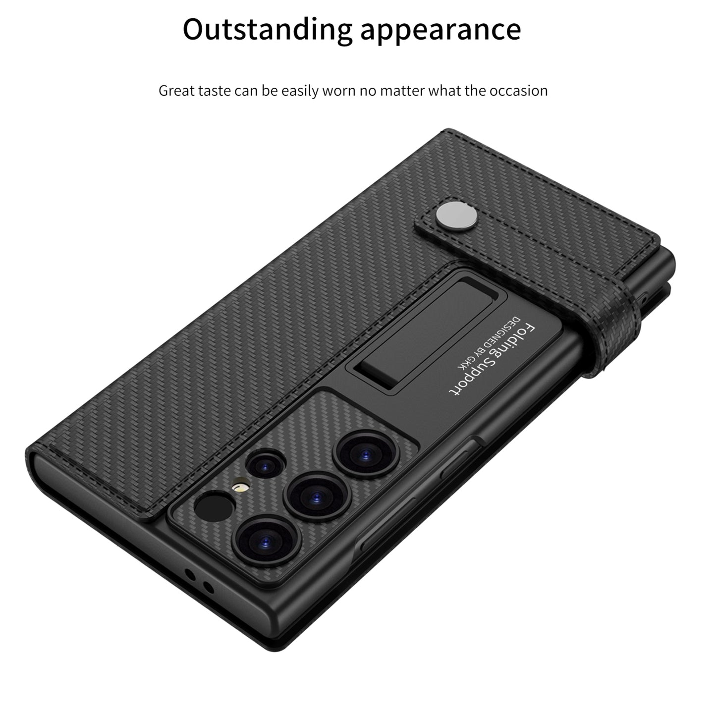 For-Samsung-Galaxy-S25-Ultra-5G-GKK-Flip-Wallet-Leather-Phone-Case,-Without-Pen(Green)