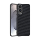 For-Samsung-Galaxy-S25-Edge-5G-ABEEL-C-Carbon-Fiber-Series-6D-Micro-Relief-MagSafe-Phone-Case(Black)