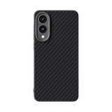 For-Samsung-Galaxy-S25-Edge-5G-ABEEL-C-Carbon-Fiber-Series-6D-Micro-Relief-MagSafe-Phone-Case(Black)