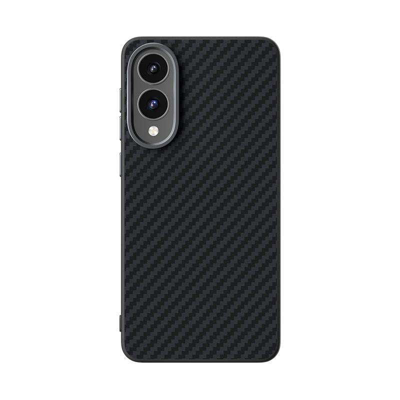 For-Samsung-Galaxy-S25-Edge-5G-ABEEL-C-Carbon-Fiber-Series-6D-Micro-Relief-MagSafe-Phone-Case(Black)