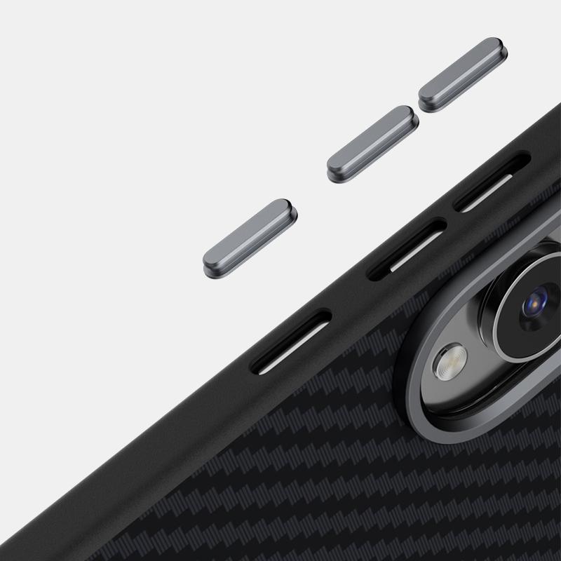 For-Samsung-Galaxy-S25-Edge-5G-ABEEL-C-Carbon-Fiber-Series-6D-Micro-Relief-MagSafe-Phone-Case(Black)