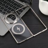 For-Honor-Magic-V3-6D-Glossy-Electroplated-PC-MagSafe-Phone-Case(Titanium-Gray)