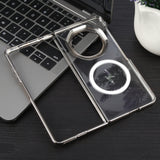 For-Honor-Magic-V3-6D-Glossy-Electroplated-PC-MagSafe-Phone-Case(Titanium-Gray)