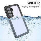 For-Samsung-Galaxy-S24-FE-5G-RedPepper-Shockproof-IP68-Waterproof-PC-Hybrid-TPU-Phone-Case(Black)