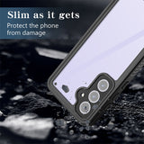 For-Samsung-Galaxy-S24-FE-5G-RedPepper-Shockproof-IP68-Waterproof-PC-Hybrid-TPU-Phone-Case(Black)