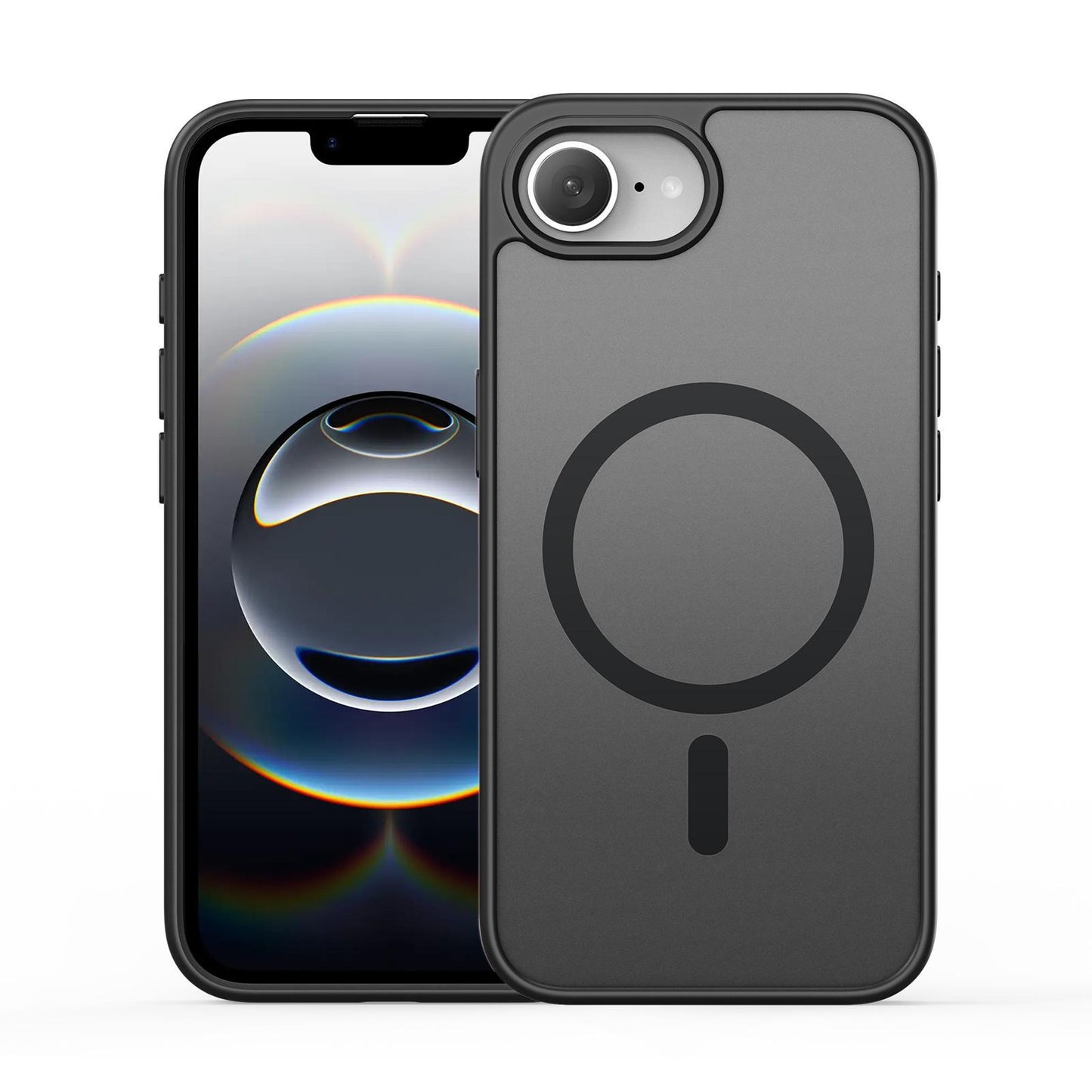 For-iPhone-17e-/-16e-DUX-DUCIS-Yind-Series-MagSafe-TPU-Hybrid-PC-Phone-Case(Black)
