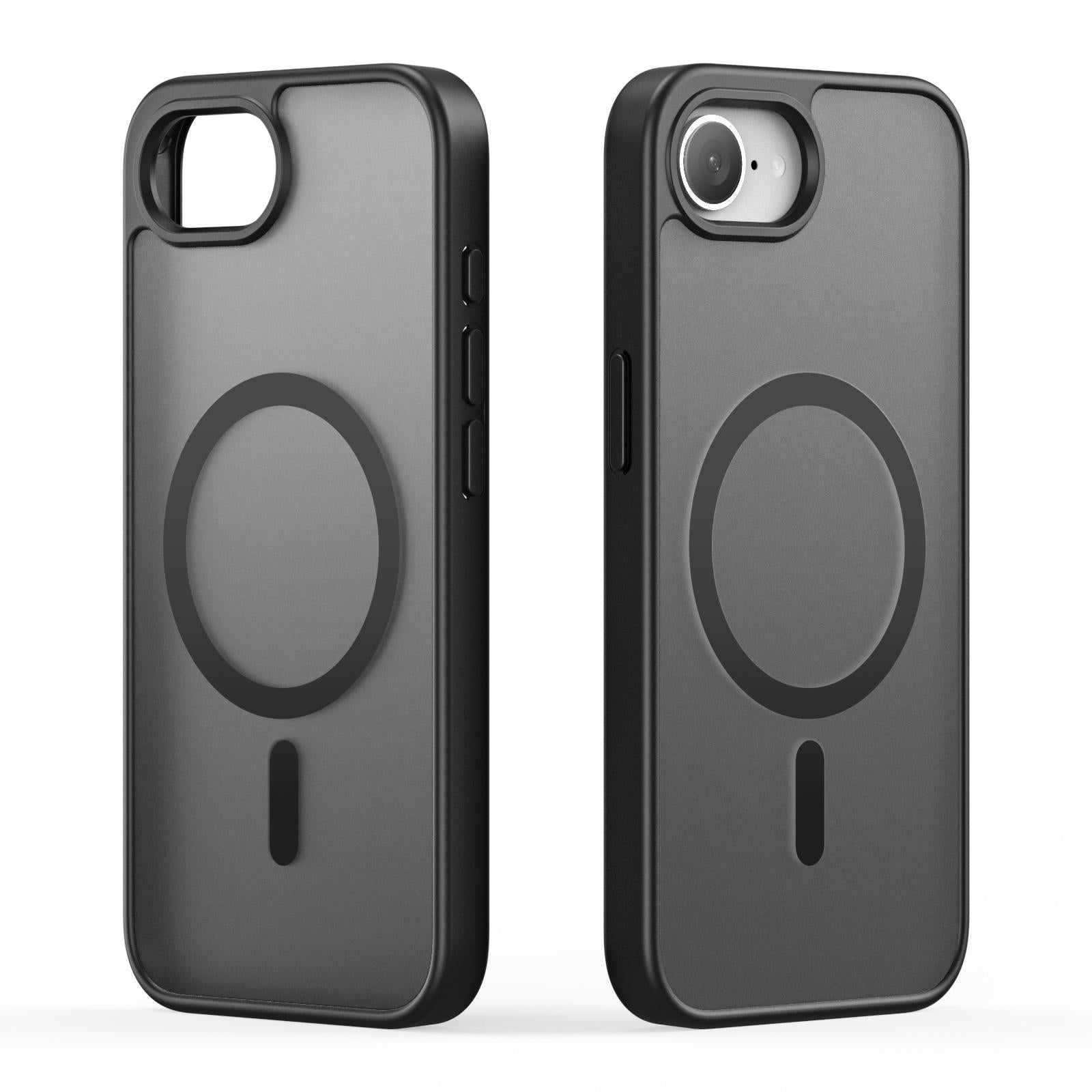 For-iPhone-17e-/-16e-DUX-DUCIS-Yind-Series-MagSafe-TPU-Hybrid-PC-Phone-Case(Black)