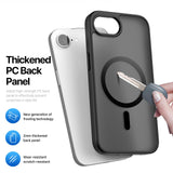 For-iPhone-17e-/-16e-DUX-DUCIS-Yind-Series-MagSafe-TPU-Hybrid-PC-Phone-Case(Black)