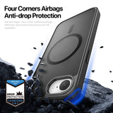 For-iPhone-17e-/-16e-DUX-DUCIS-Yind-Series-MagSafe-TPU-Hybrid-PC-Phone-Case(Black)