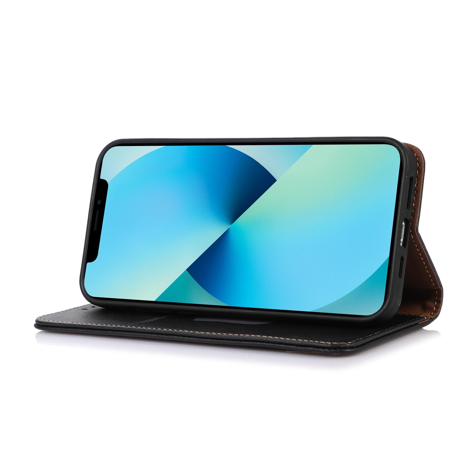 Leather-Wallet-Case-for-Samsung-Galaxy-S25-Edge-5G,-Black