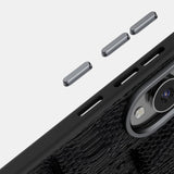 For-Samsung-Galaxy-S25-Edge-5G-ABEEL-Beast-Pattern-6D-Micro-Embossed-MagSafe-Genuine-Leather-Phone-Case(Brown)