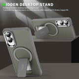 For-Samsung-Galaxy-S25-Edge-5G-Acrylic-Hybrid-TPU-MagSafe-Holder-Phone-Case(Titanium-Grey)