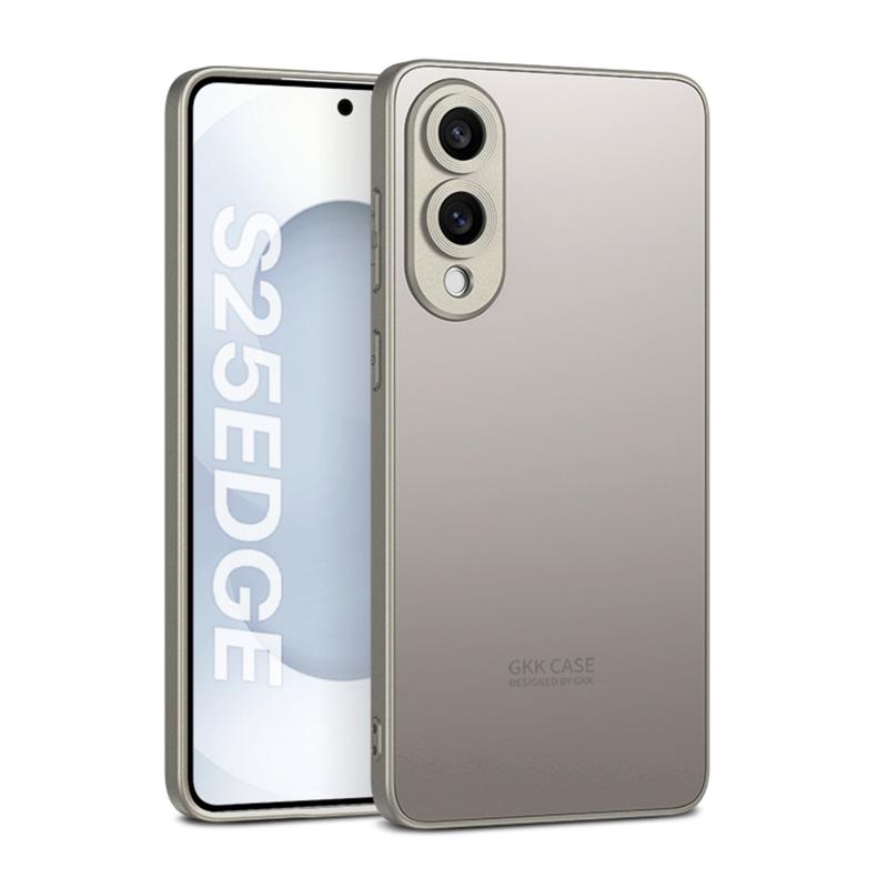 For-Samsung-Galaxy-S25-Edge-5G-GKK-Skin-Feel-PC-Hybrid-TPU-Phone-Case(Titanium-Grey)