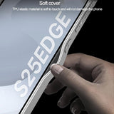 For-Samsung-Galaxy-S25-Edge-5G-GKK-Skin-Feel-PC-Hybrid-TPU-Phone-Case(Titanium-Grey)
