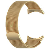 For-Google-Pixel-Watch-4-/-Watch-3-45mm-xDfind-Milanese-Metal-Magnetic-Watch-Band(Gold)
