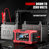 FOXSUR-FBC1206F-12V-6A-Car-Motorcycle-Battery-Charger-Smart-Repair-Multi-function-Charger,-EU-Plug(Red)