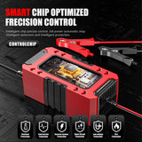 FOXSUR-FBC1206F-12V-6A-Car-Motorcycle-Battery-Charger-Smart-Repair-Multi-function-Charger,-EU-Plug(Red)