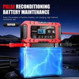 FOXSUR-FBC1206F-12V-6A-Car-Motorcycle-Battery-Charger-Smart-Repair-Multi-function-Charger,-EU-Plug(Red)