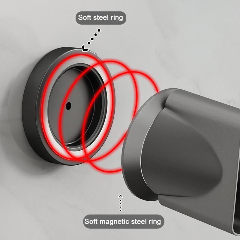 Aluminum Air Nozzle Stand For Dyson / Laifen Hairdryer(Grey)