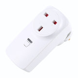 AK-DL220 220V Smart Wireless Remote Control Socket with Remote Control, Plug Type:UK Plug