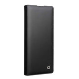 For-Samsung-Galaxy-Z-Fold7-5G-QIALINO-Plain-Weave-Texture-Genuine-Leather-Phone-Case(Black)