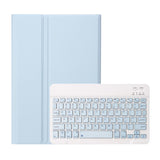 For-Samsung-Galaxy-Tab-S11-Candy-Color-TPU-Bluetooth-Keyboard-Leather-Tablet-Case-with-Pen-Holder(Ice-Blue)