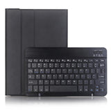 For-Samsung-Galaxy-Tab-A11+-Candy-Color-TPU-Bluetooth-Keyboard-Leather-Tablet-Case-with-Pen-Holder(Black)