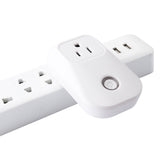 S20 WiFi Smart Power Plug Socket Wireless Remote Control Timer Power Switch, Compatible with Alexa and Google Home, Support iOS and Android, US Plug