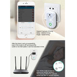 S20 WiFi Smart Power Plug Socket Wireless Remote Control Timer Power Switch, Compatible with Alexa and Google Home, Support iOS and Android, US Plug