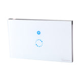 Sonoff  Touch 120mm 1 Gang Tempered Glass Panel Wall Switch Smart Home Light Touch Switch, Compatible with Alexa and Google Home, AC 90V-250V 400W 2A
