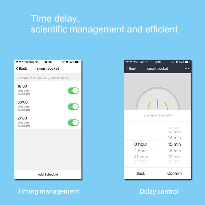 10A Smart WiFi Mini Plug APP Remote Control Timing Check Power Usage Smart Socket Works with Alexa & Google Home, AC 110V, US Plug