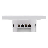 WS-EU-03 EWeLink APP & Touch Control 2A 3 Gangs Tempered Glass Panel Smart Wall Switch, AC 90V-250V, EU Plug