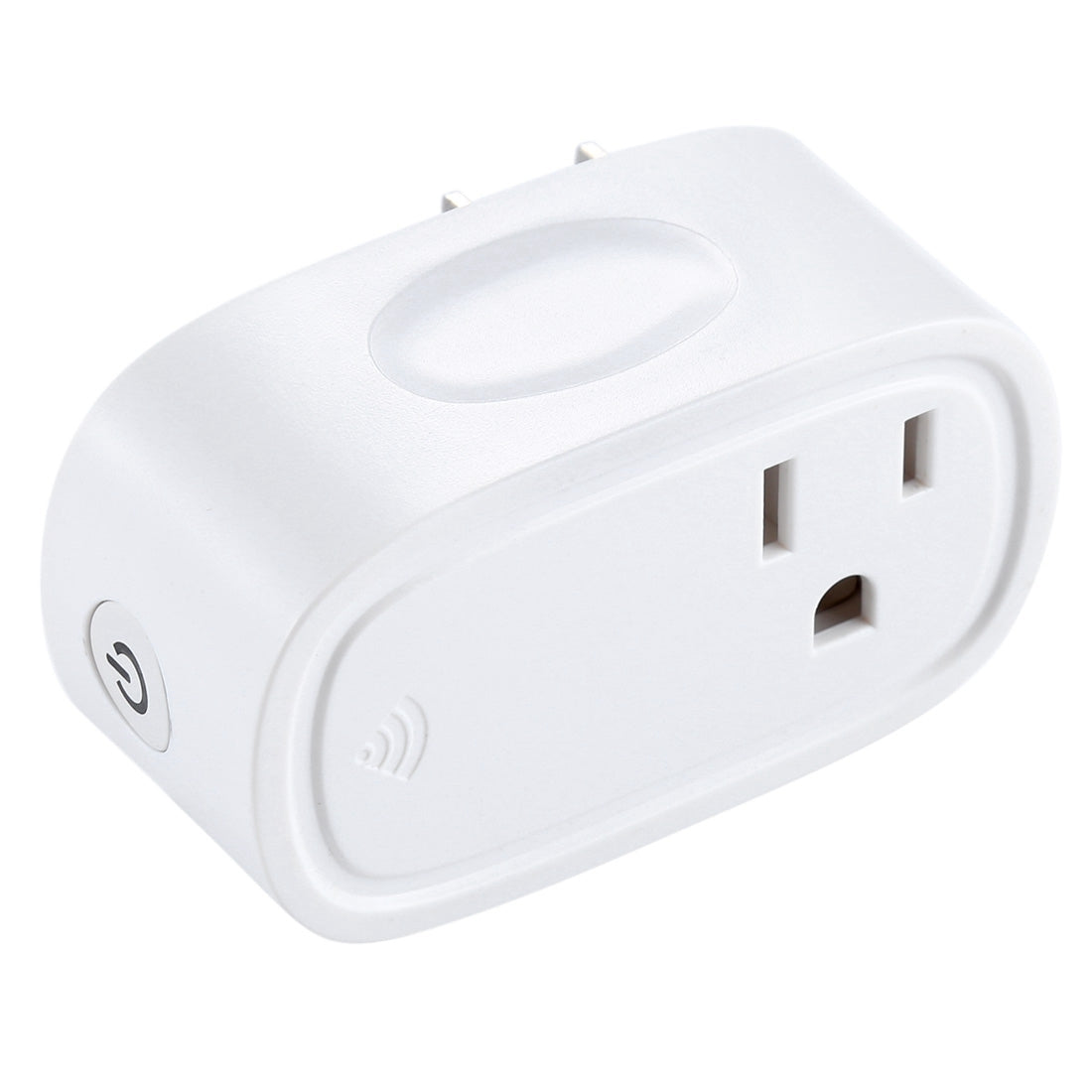 JH-G09U 15A 2.4GHz WiFi Control Hubless Smart Home Power Socket Works with Alexa  & Google Home, AC 100-240V, US Plug (White)