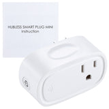 JH-G09U 15A 2.4GHz WiFi Control Hubless Smart Home Power Socket Works with Alexa  & Google Home, AC 100-240V, US Plug (White)