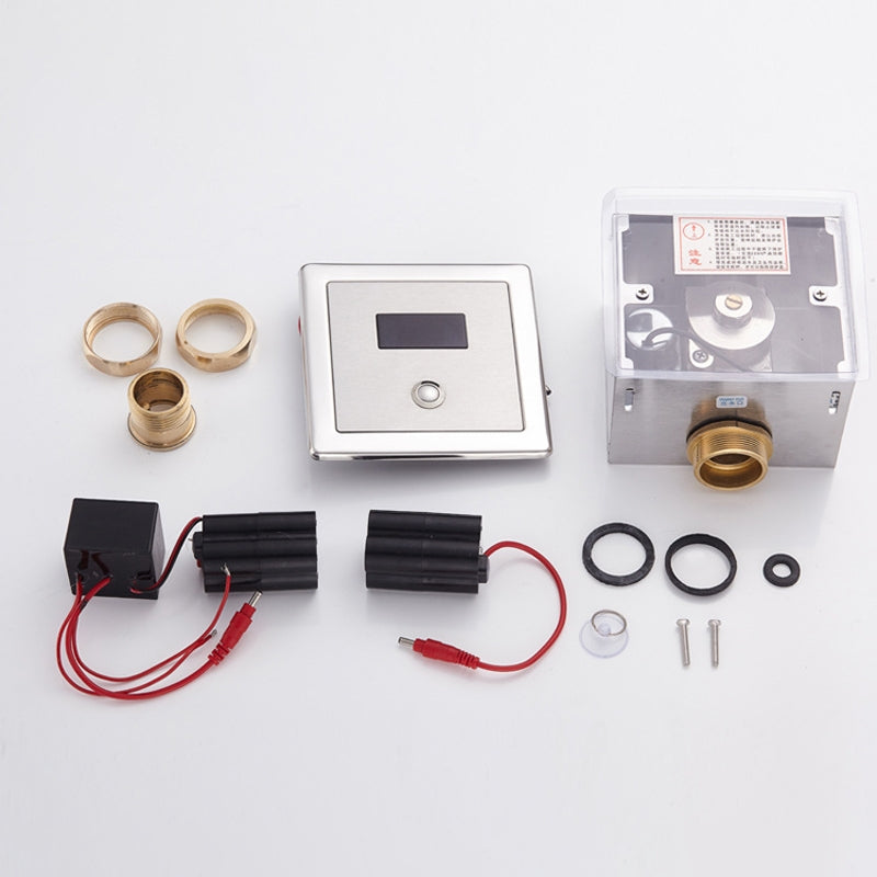 Recessed Wall in Type Flush Valve for Auto-induction Toilet, with Automatic and Manual Function DC AC