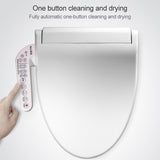 V Shape Multi-function Bathroom Automatic Cleaning Heating Intelligent Flush Toilet Cleaner Cover