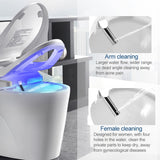 V Shape Multi-function Bathroom Automatic Cleaning Heating Intelligent Flush Toilet Cleaner Cover