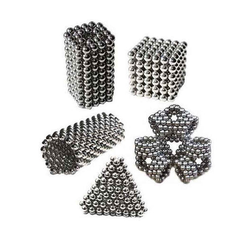 3mm 216Balls/Set Sliver Magnetic Balls BuckyBalls DIY Toy Neodymium Magnet Spheres Neo Cube