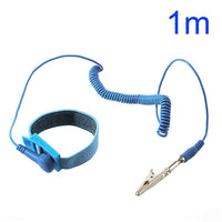 Anti Static ESD Wrist Strap Discharge Band Grounding Adjustable Elastic Bracelet