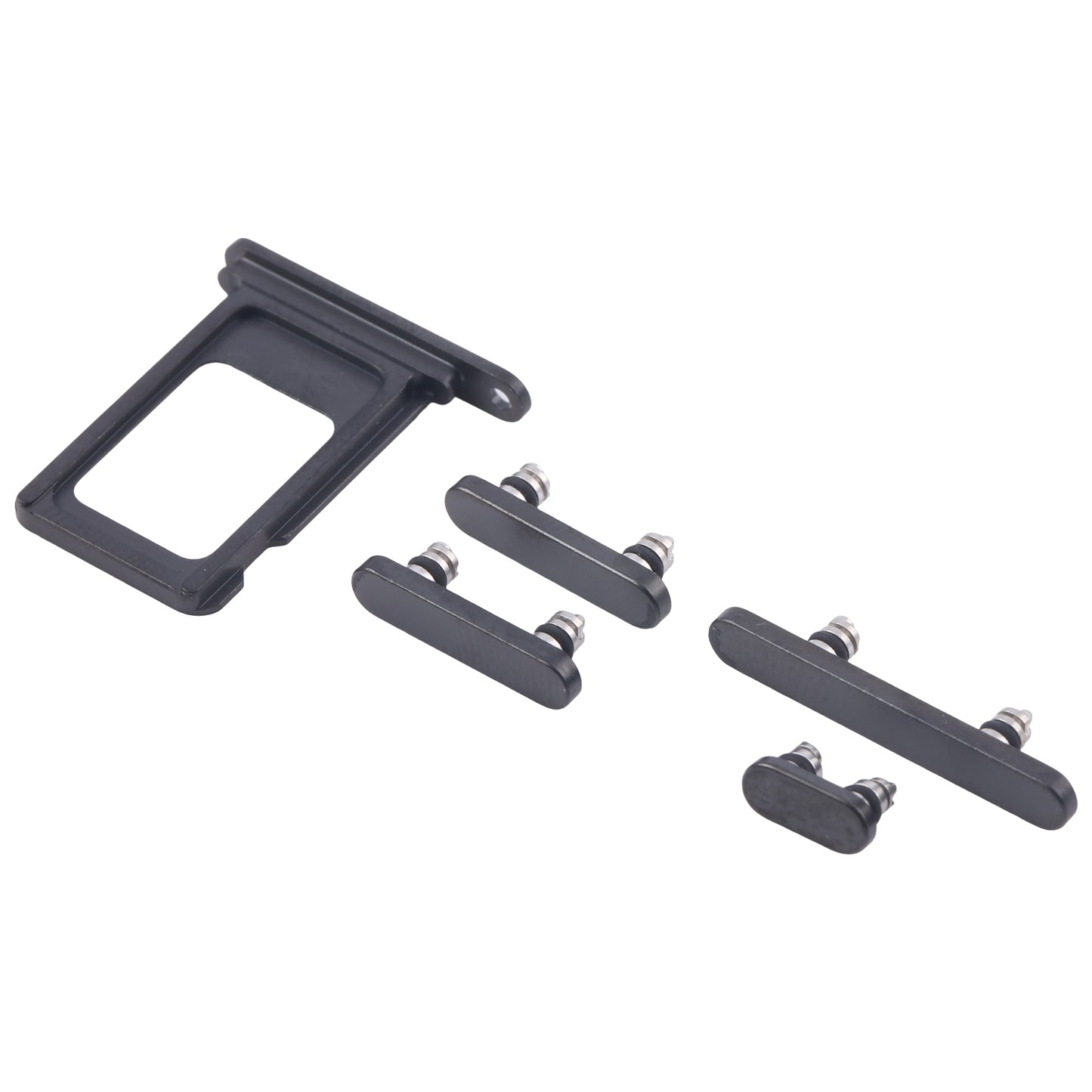 For iPhone 16 Pro Original SIM Card Tray + Side Keys (Black)