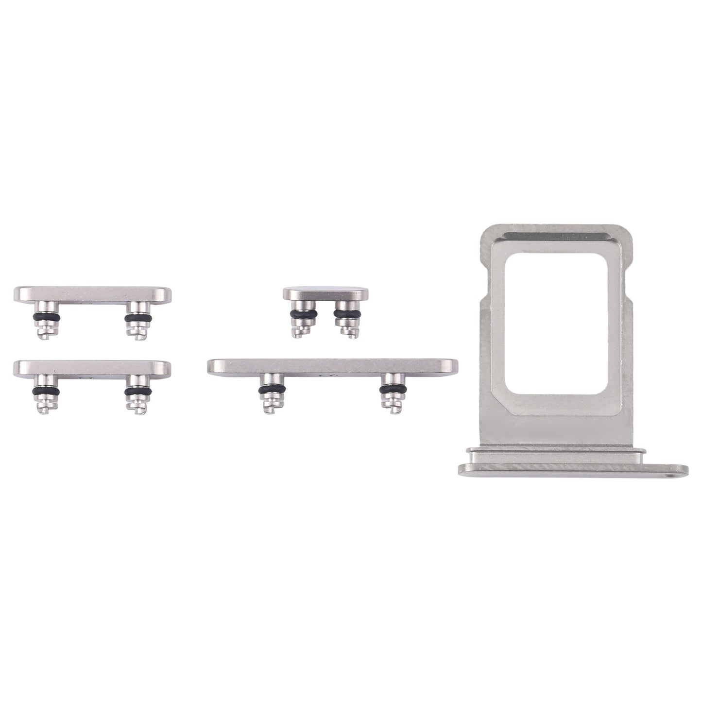 For iPhone 16 Pro Original SIM Card Tray + Side Keys (White)