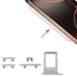 For iPhone 16 Pro Original SIM Card Tray + Side Keys (White)