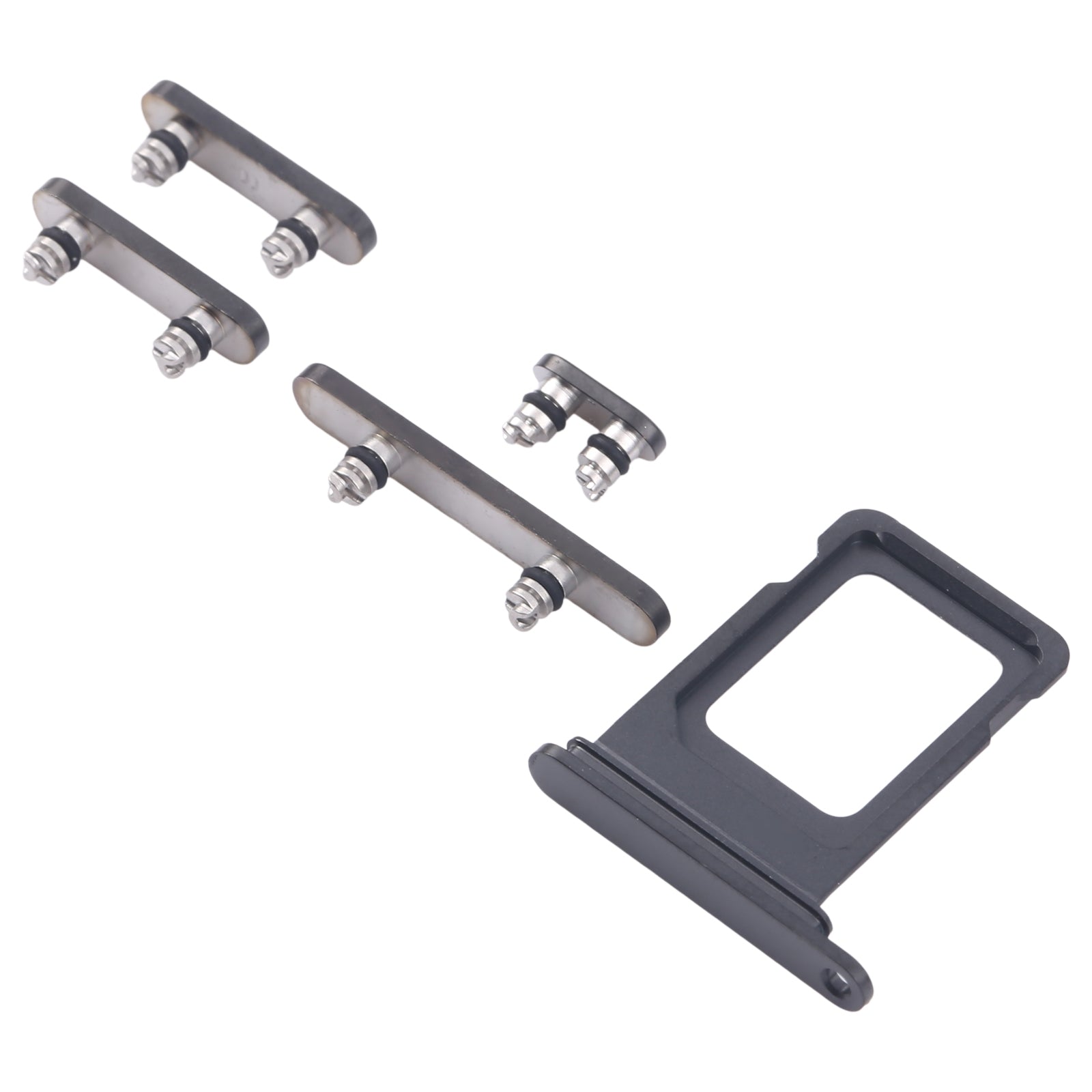 For iPhone 16 Pro Max Original SIM Card Tray + Side Keys (Black)