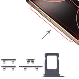 For iPhone 16 Pro Max Original SIM Card Tray + Side Keys (Black)