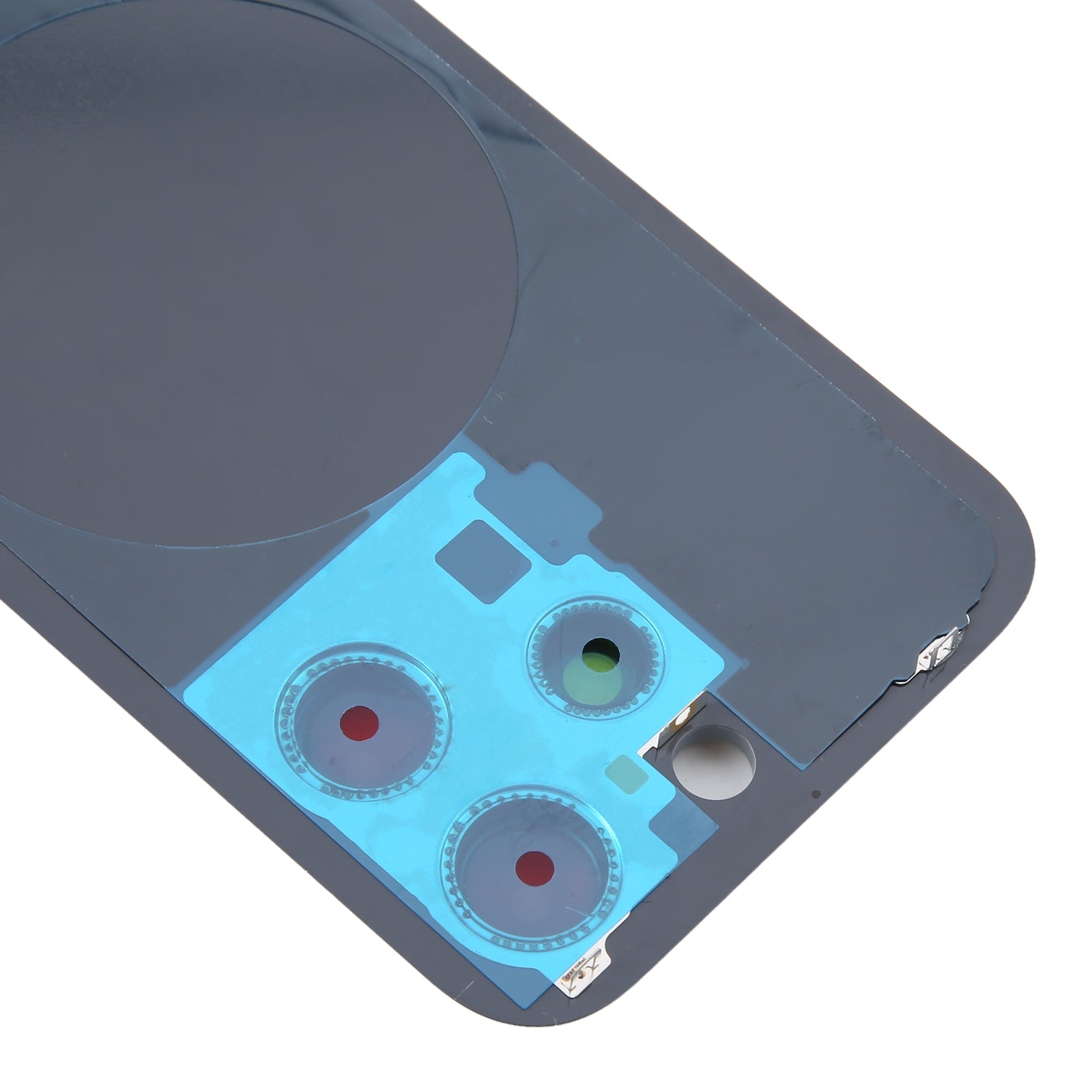 For iPhone 16 Pro Max Original Glass Battery Back Cover with Camera Lens Cover(Silver)