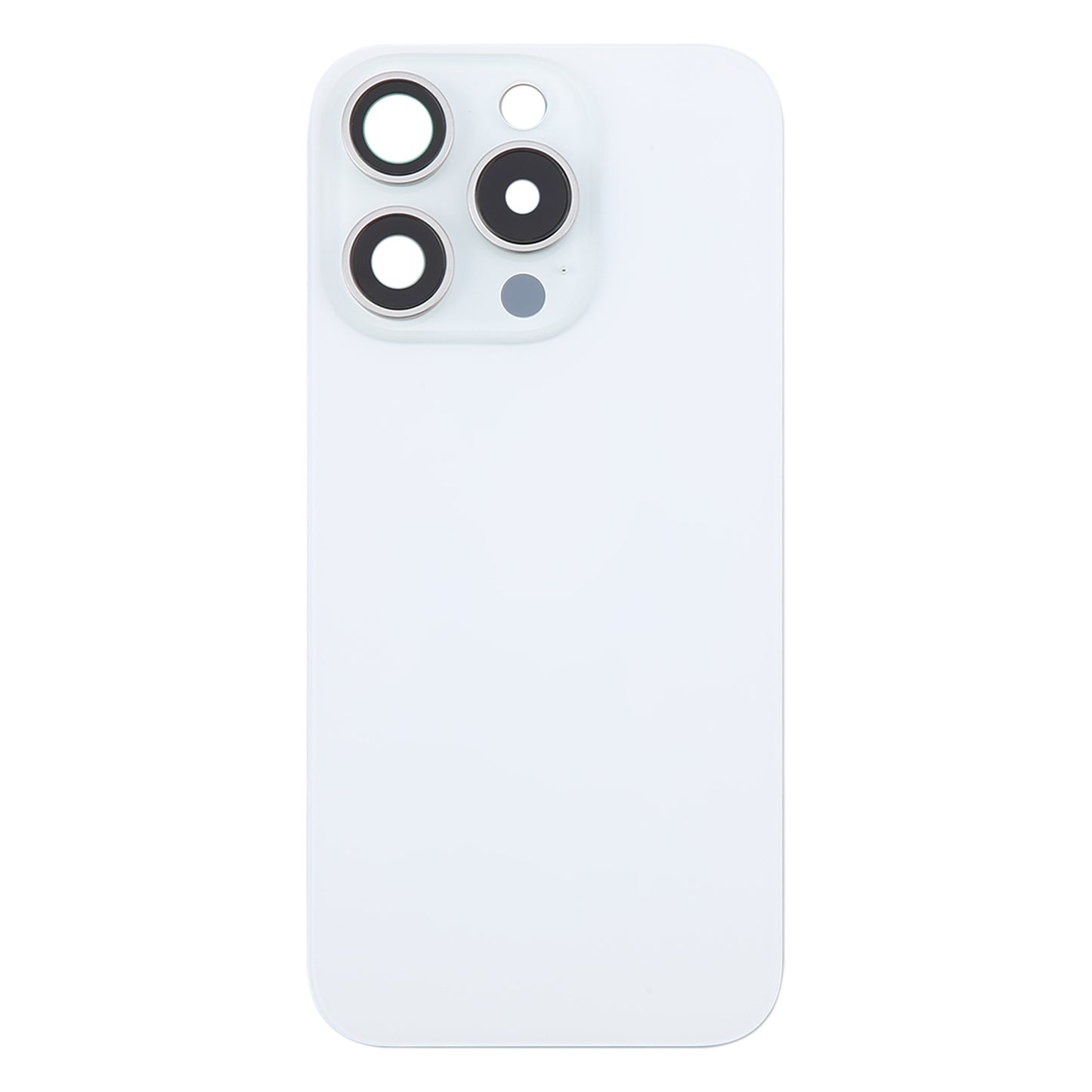 For iPhone 16 Pro Max Original Glass Battery Back Cover with Camera Lens Cover(White)